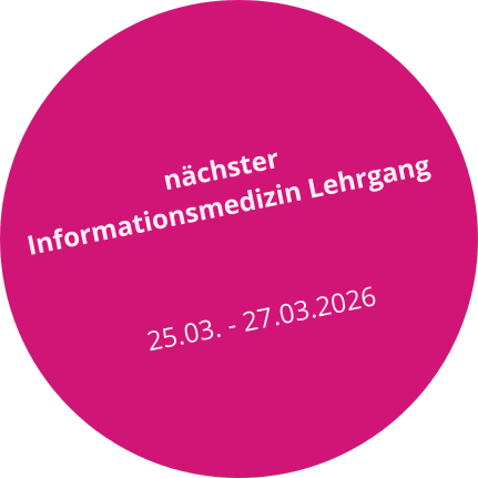 Nächste Informationsmedizin-Lehrgänge